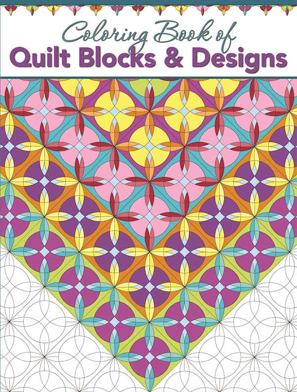 Cover of Coloring Book of Quilt Blocks & Designs – Paperback / softback, ISBN 9781935726791