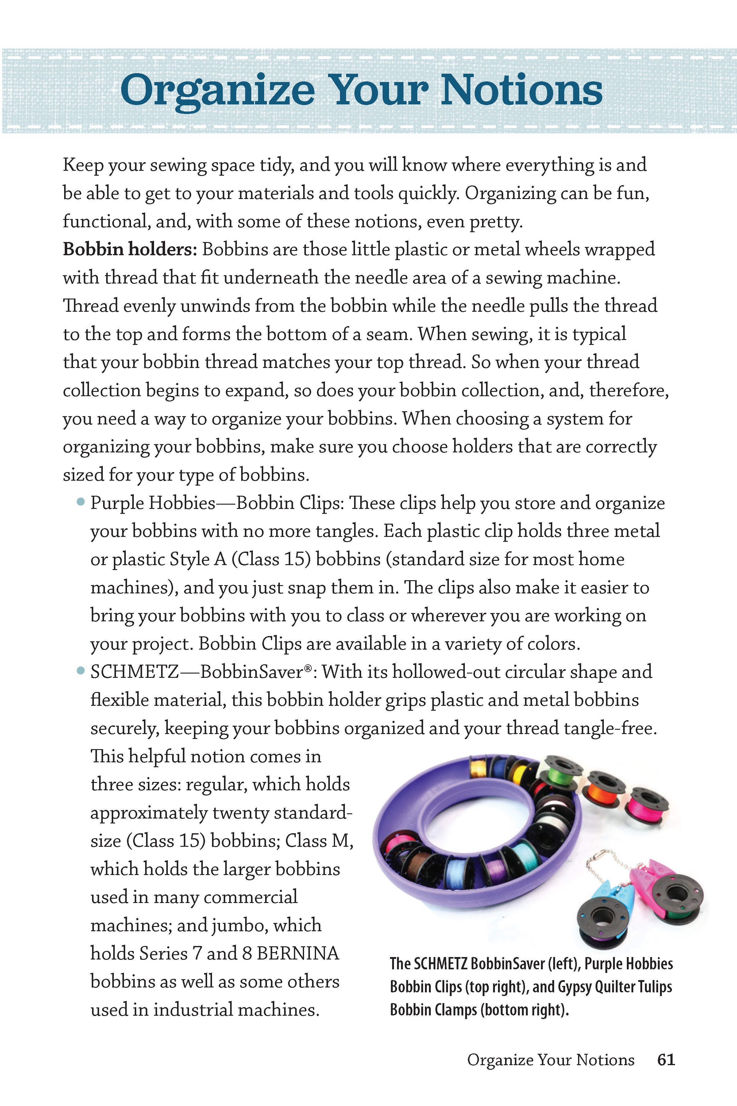 Pocket Guide to Sewing Notions