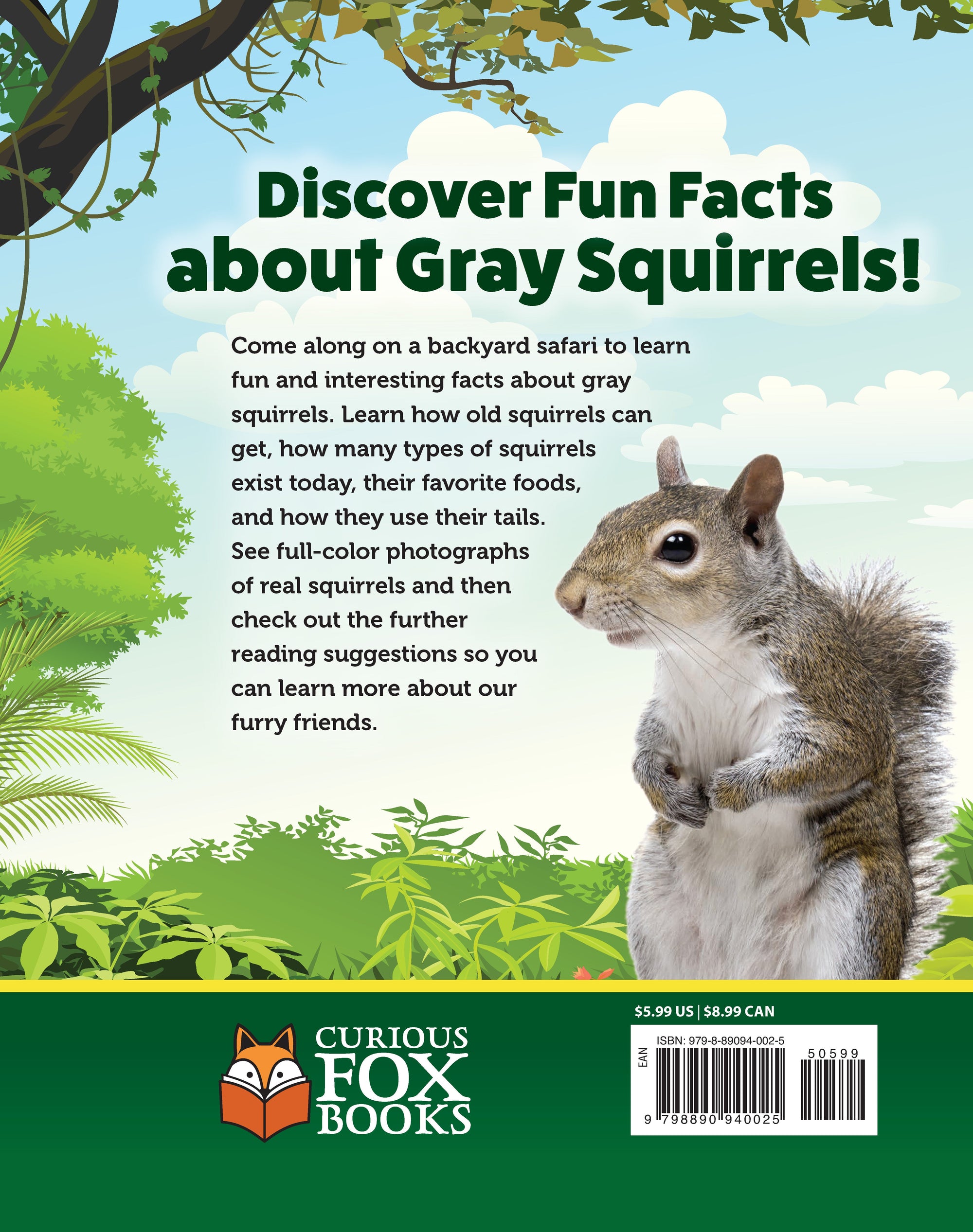 Kids Backyard Safari: Gray Squirrels