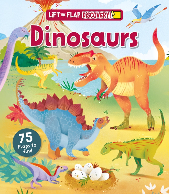 Cover of Lift the Flap: Discovery! Dinosaurs – Hardback, ISBN 9798890942111