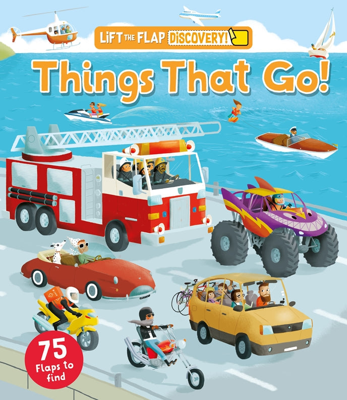 Cover of Lift the Flap: Discovery! Things That Go! – Hardback, ISBN 9798890942180