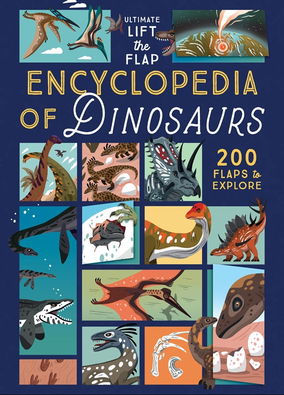 Cover of Ultimate Lift the Flap Encyclopedia of Dinosaurs – Hardback, ISBN 9798890942197