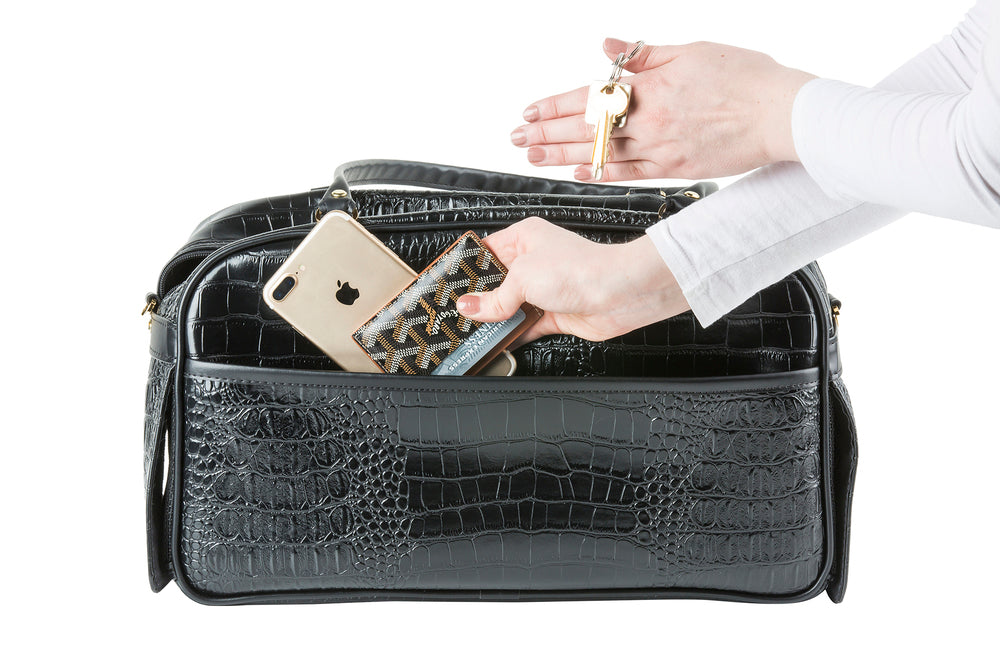 Marlee - Black Croco