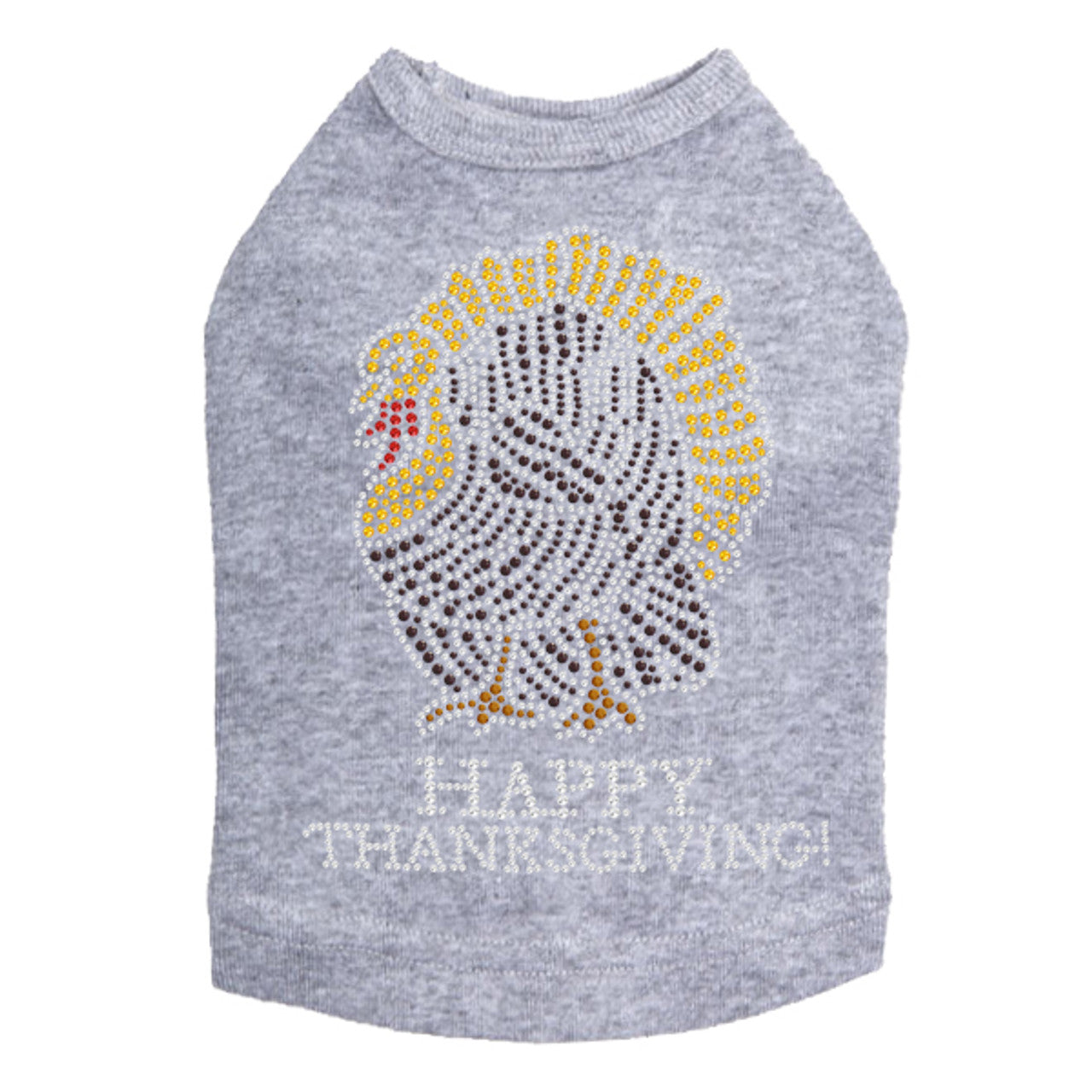 Happy Thanksgiving Turkey - Dog Tank