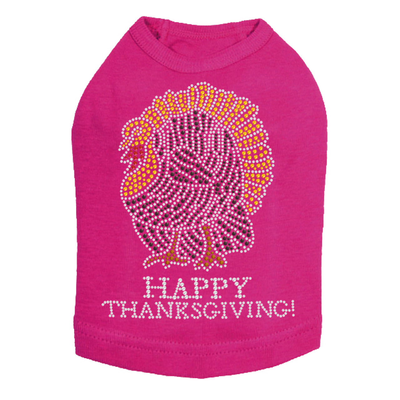 Happy Thanksgiving Turkey - Dog Tank