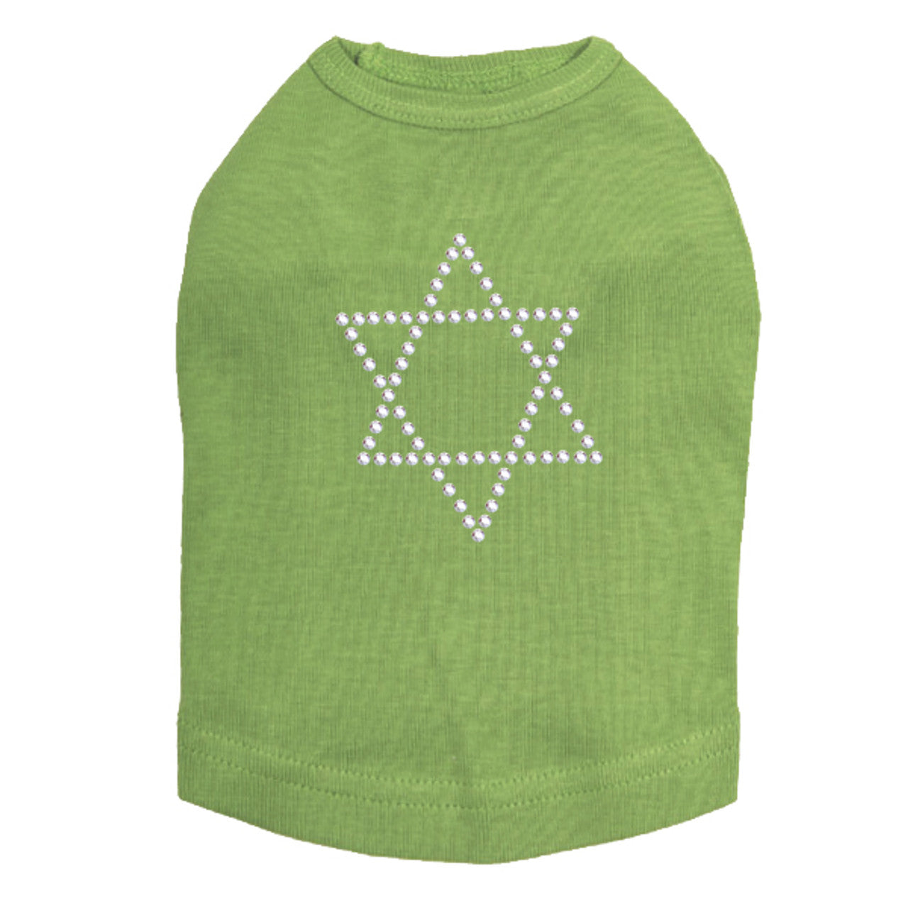 Star of David (Silver Studs) - Dog Tank