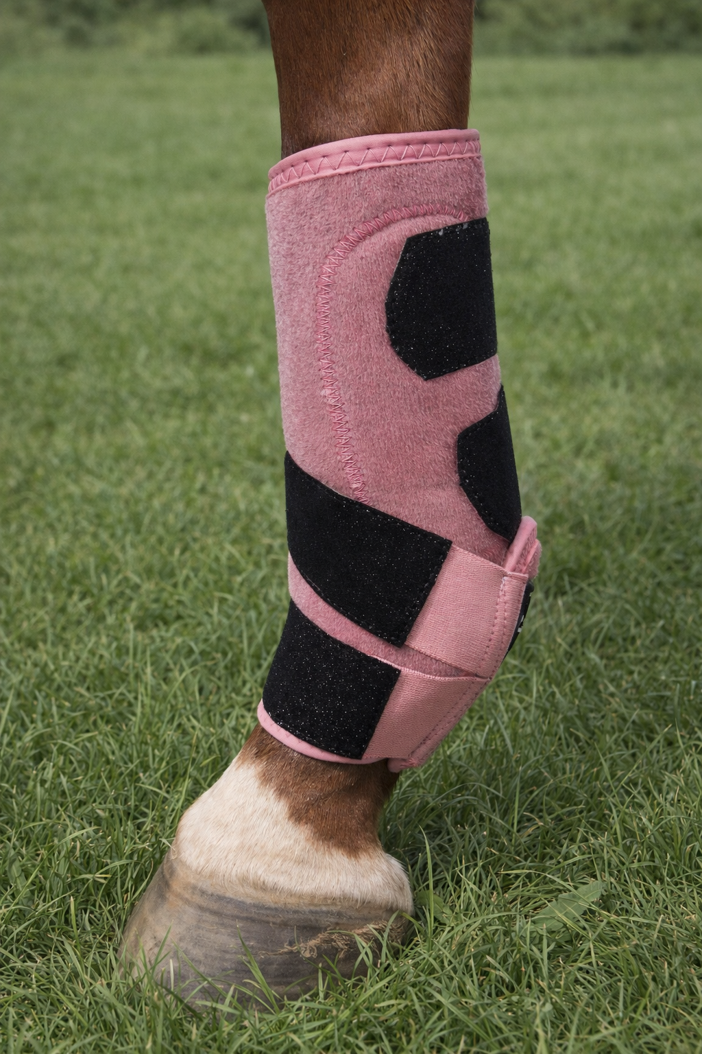 Barbie Black Glitter Strap Ultra Protection Splint Boots - 2Pack | HT Animal Supply