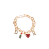 Diorable Lipstick Charm Dog Necklace