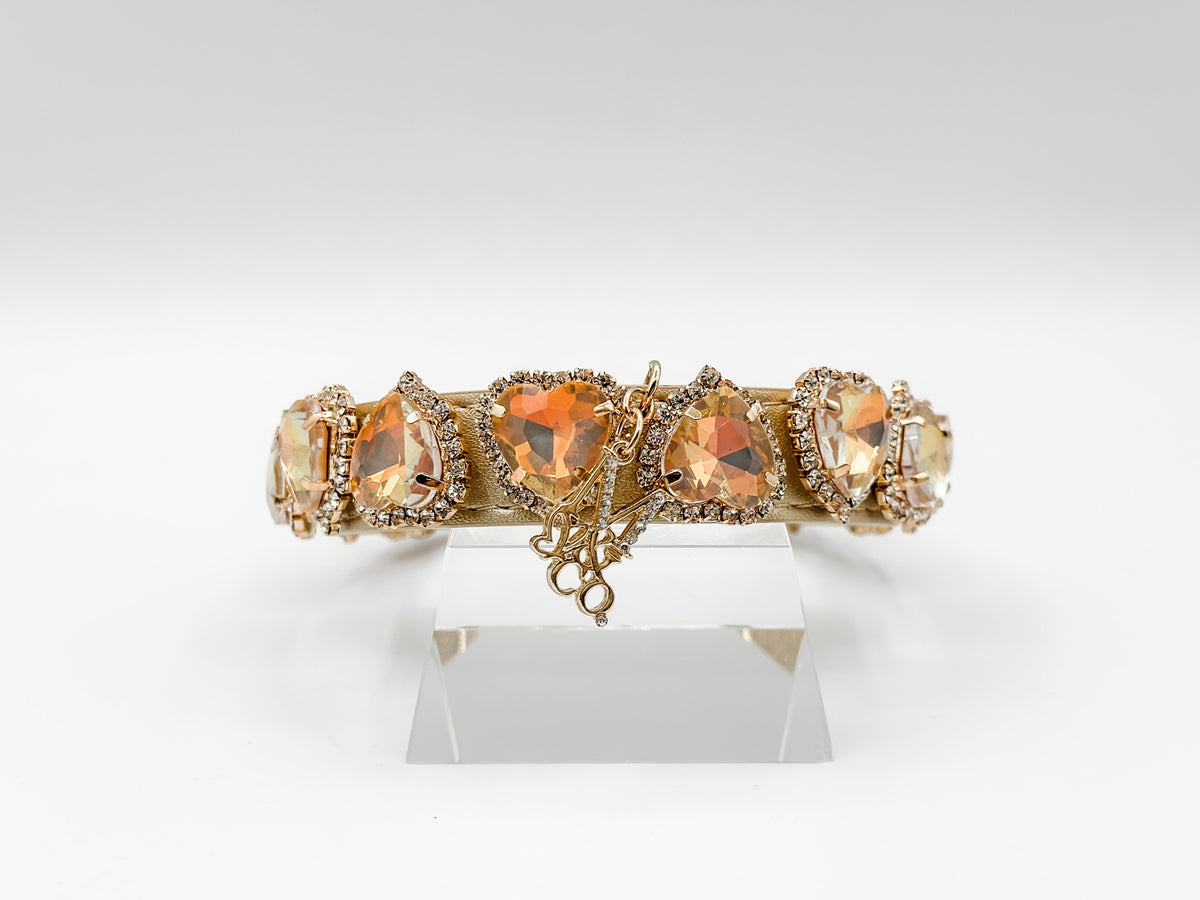 Cruise Gem Necklace I: Peach Blossoms