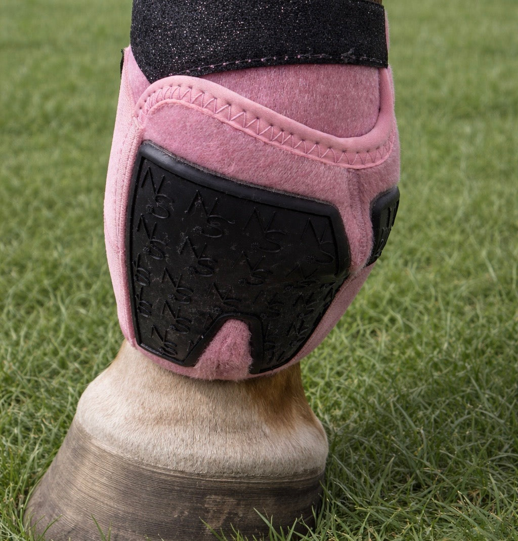 Barbie Black Glitter Strap Ultra Protection Splint Boots - 2Pack | HT Animal Supply