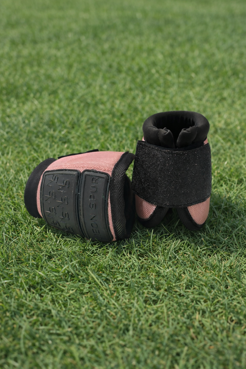 Barbie Black Glitter Strap Ultra Protection Bell Boots - 2 Pack | HT Animal Supply