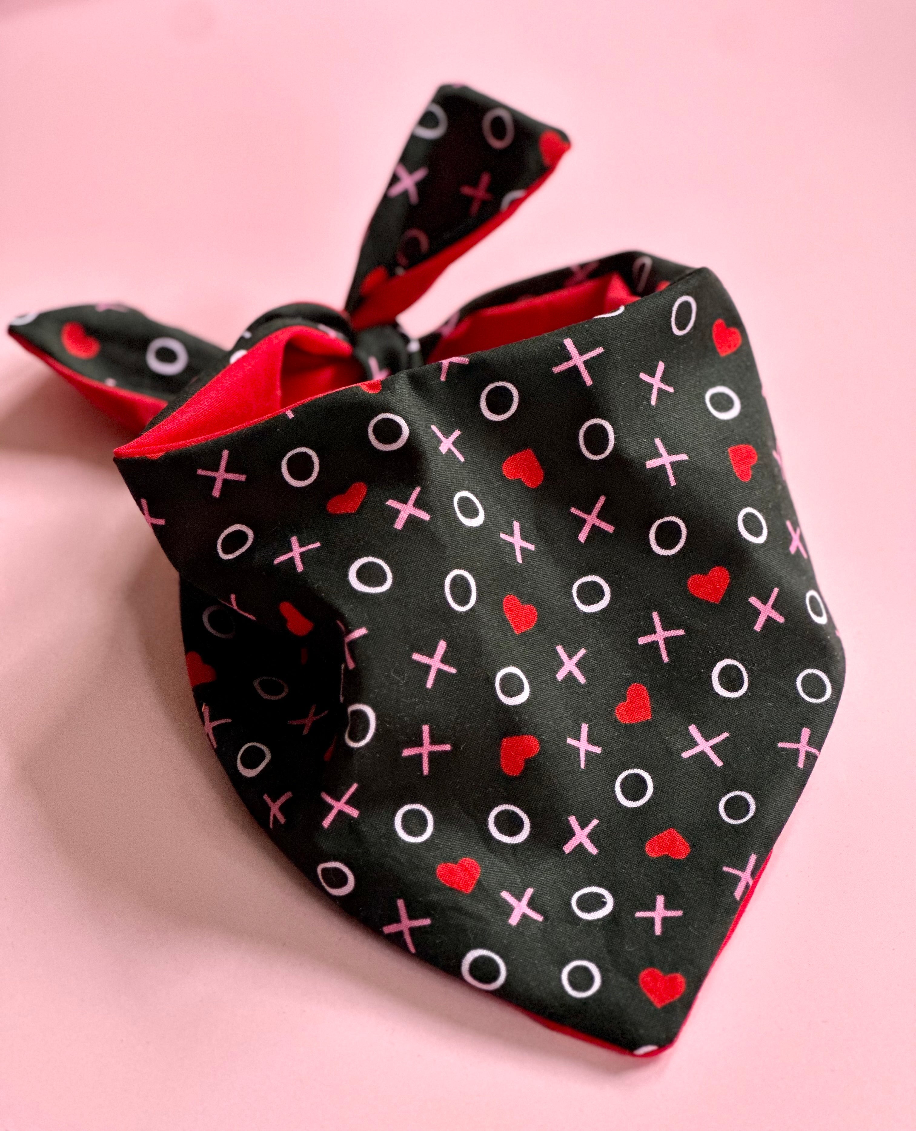 XO Valentines Dog Bandana