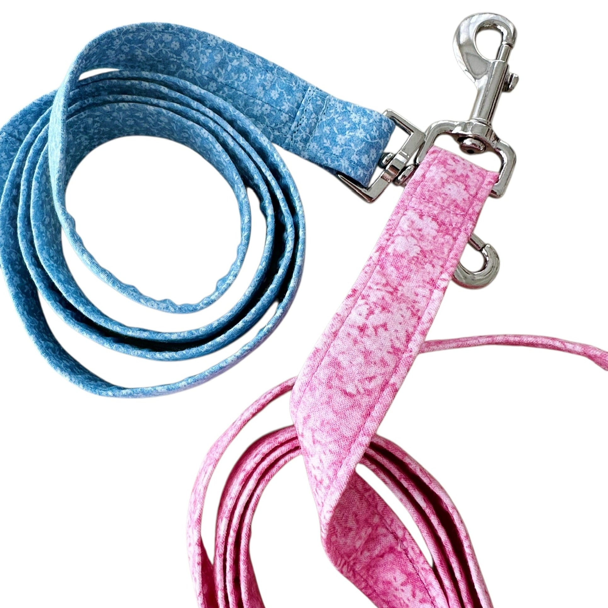Heads or Tails Pup Pink Floral Calico Dog Leash