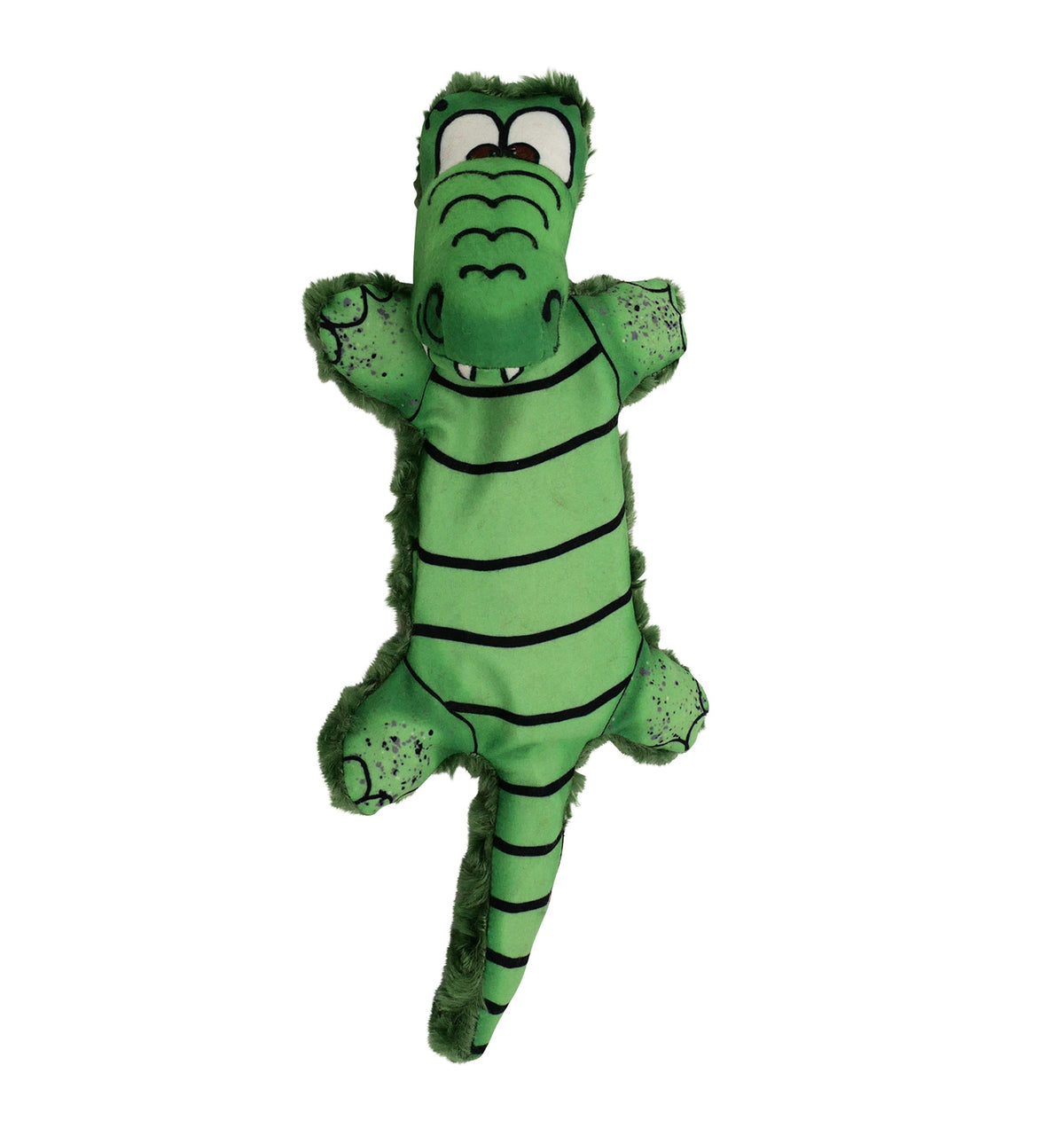Allie Gator Plush Crinkle Dog Toy