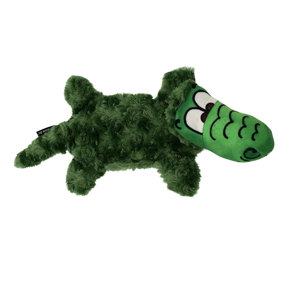 Allie Gator Plush Crinkle Dog Toy
