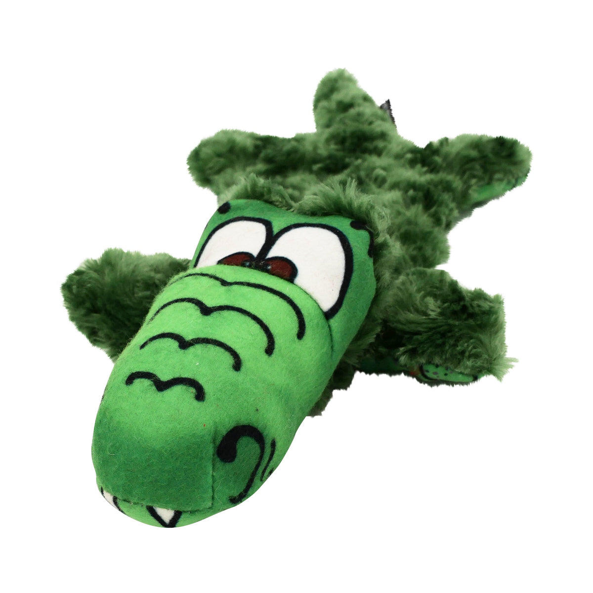 Allie Gator Plush Crinkle Dog Toy