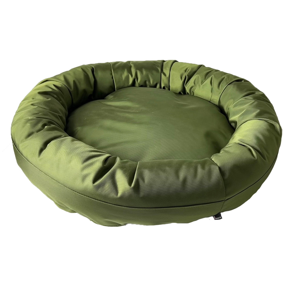 Round Bolstered Armor Dog Bed
