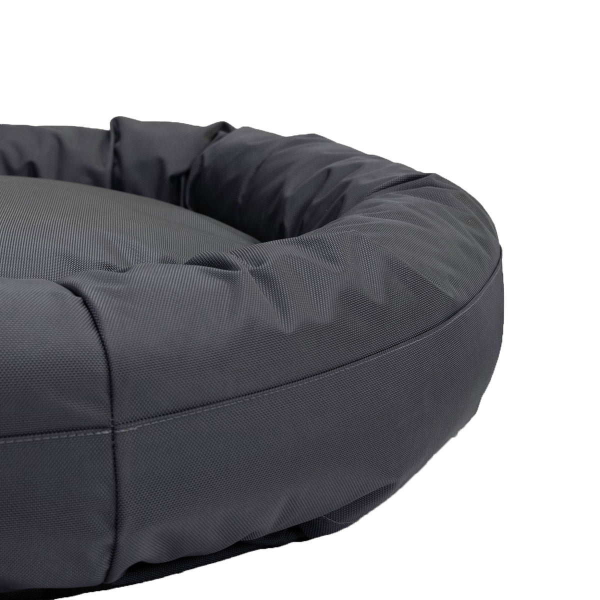 Round Bolstered Armor Dog Bed