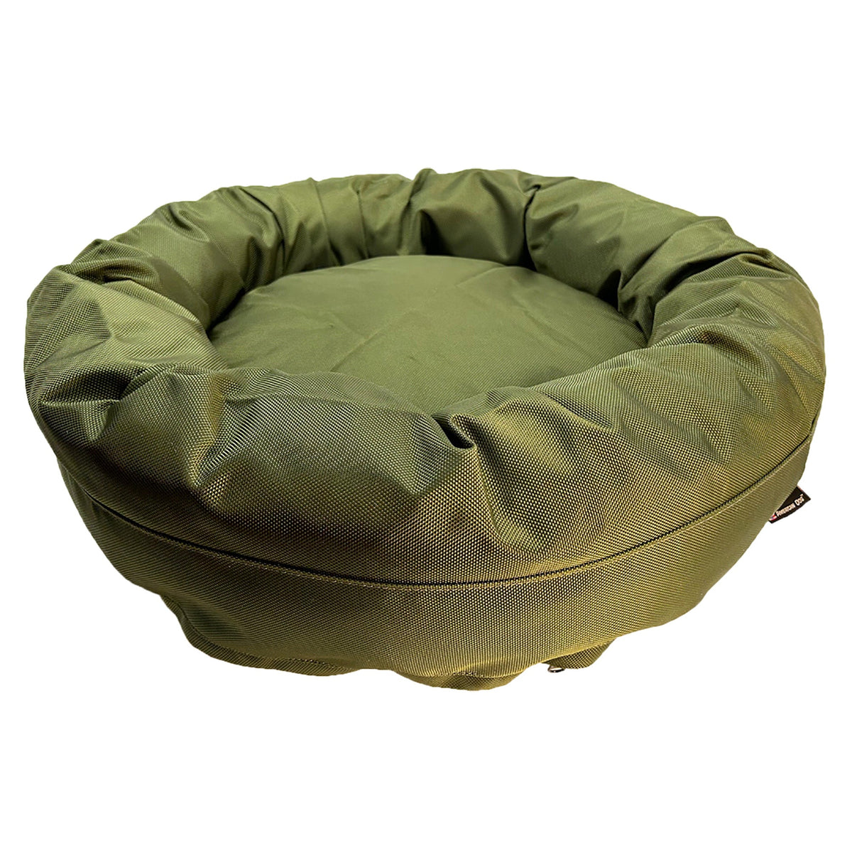 Round Bolstered Armor Dog Bed