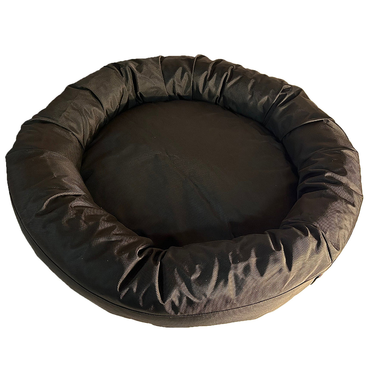Round Bolstered Armor Dog Bed
