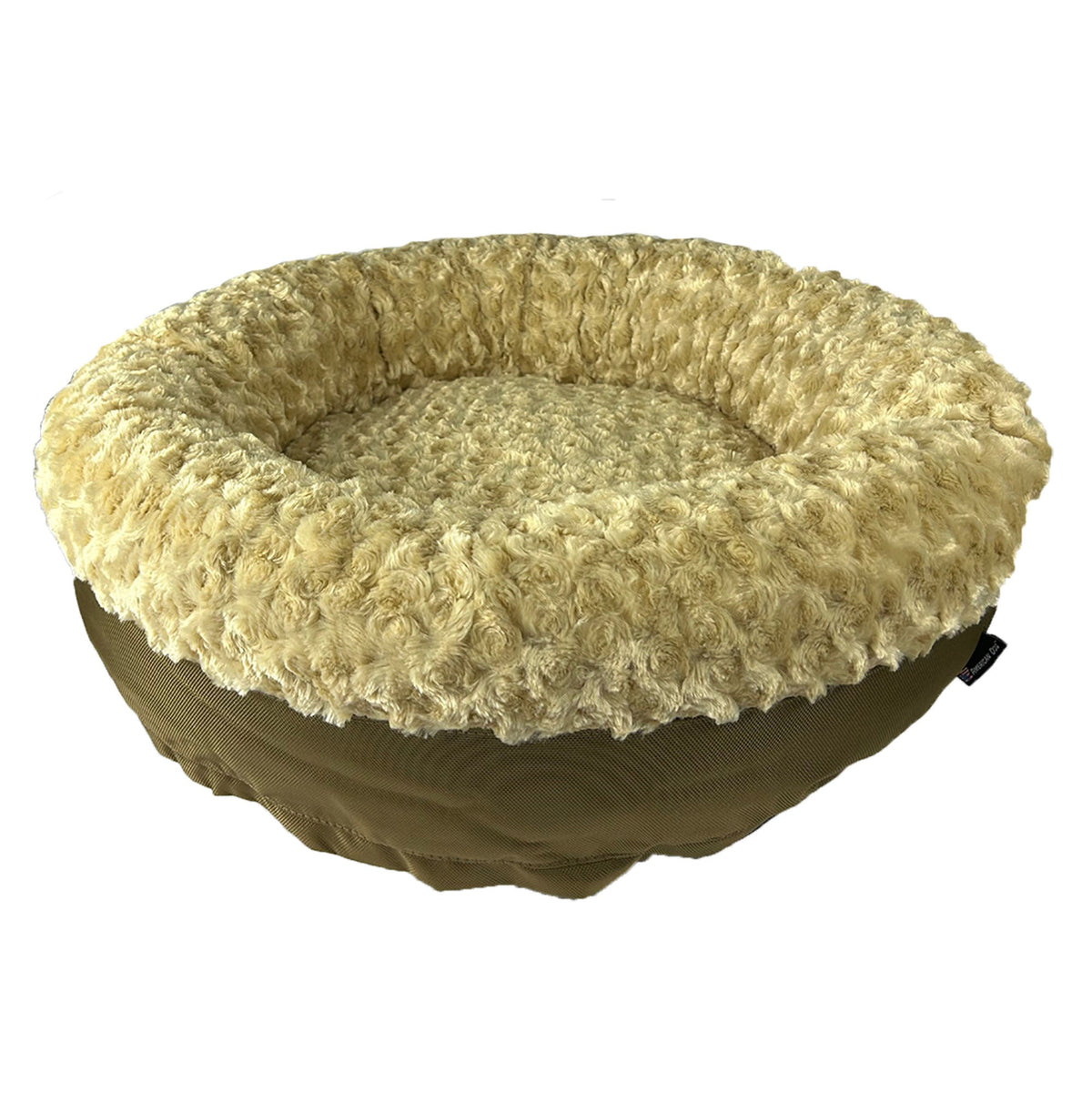 Round Bolstered Furvana Dog Bed