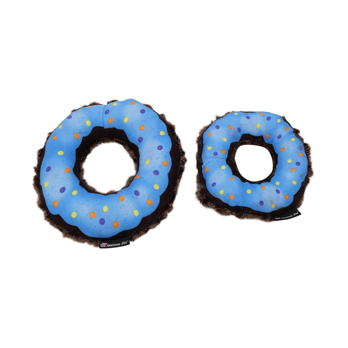 Nuggle Donut Plush Dog Toy