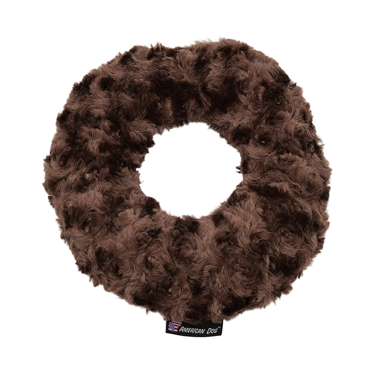 Nuggle Donut Plush Dog Toy