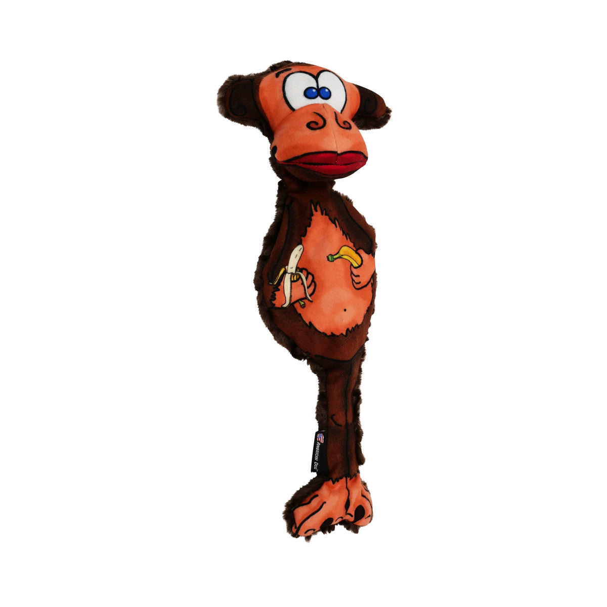 Milo the Monkey Plush Dog Toy