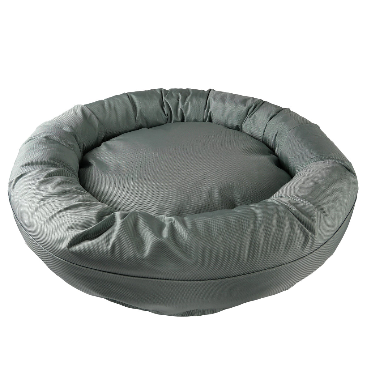 Round Bolstered Armor Dog Bed