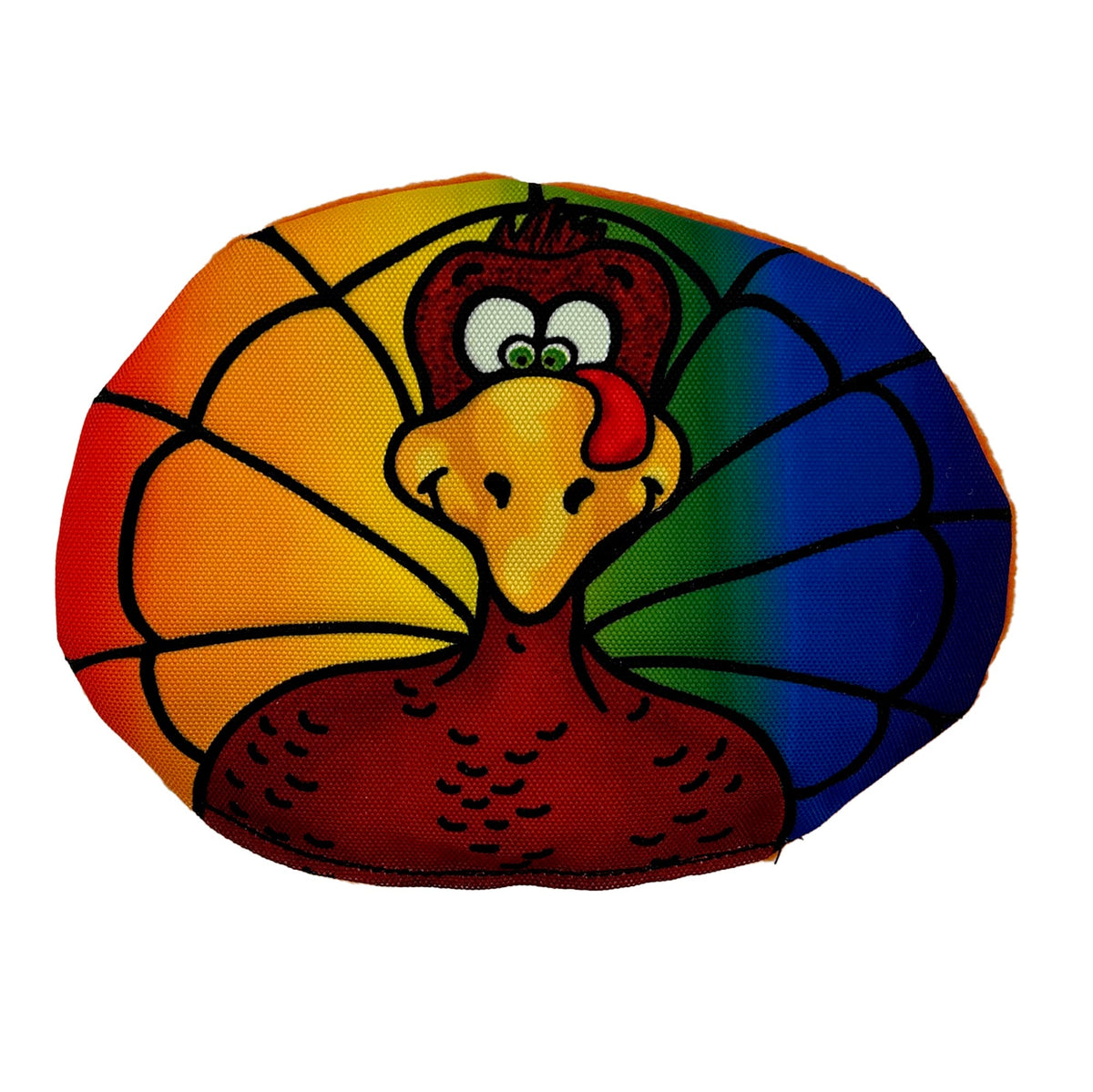 Rainbow Turkleton Turkey Dog Toy