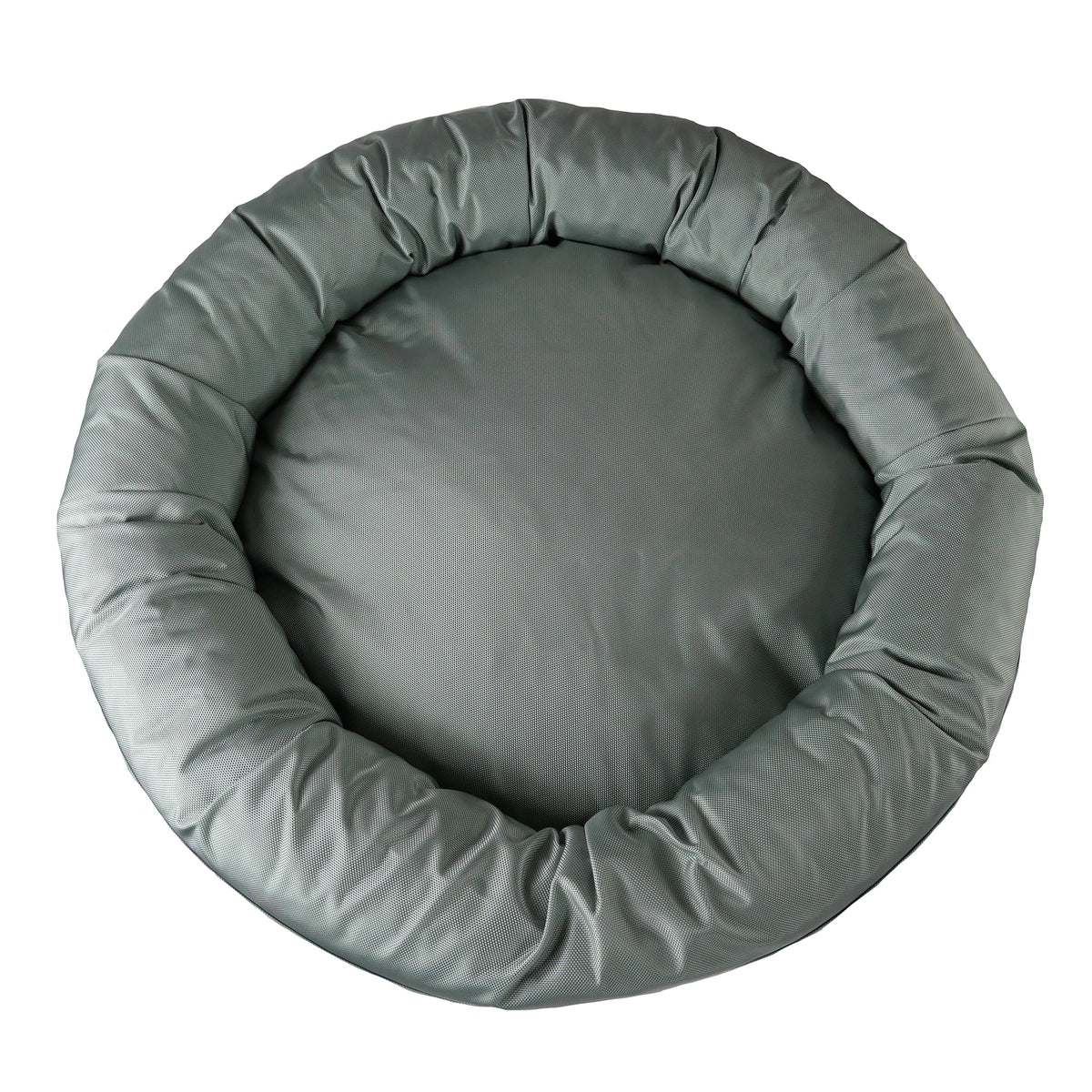 Round Bolstered Armor Dog Bed