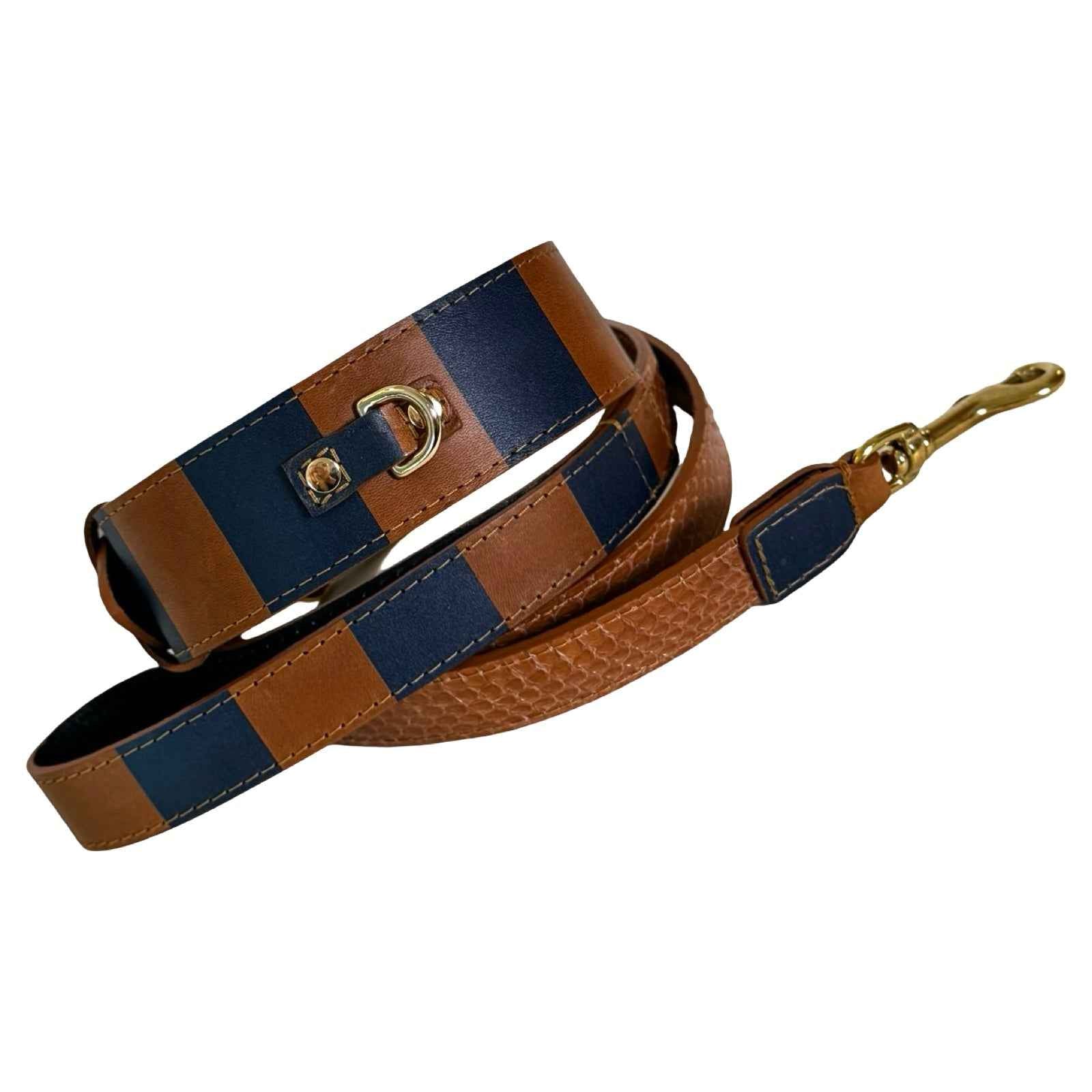 Allysa Payne Riviera Classic Dog Collar & Leash Set