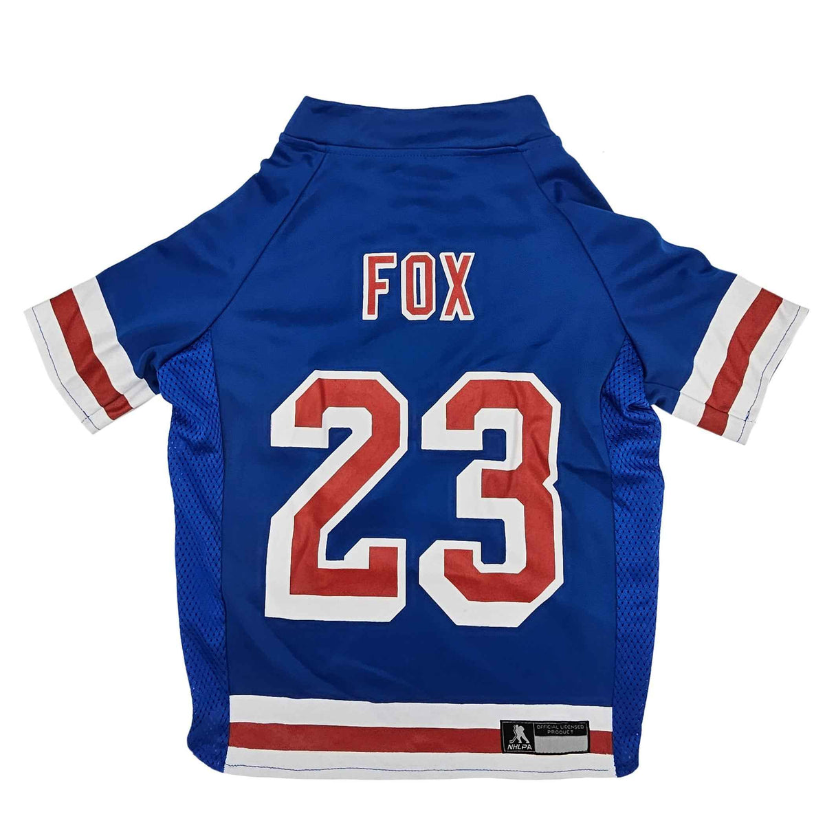NHL New York Rangers Adam Fox Mesh Pet Jersey