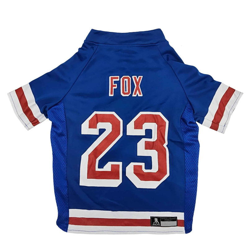 NHL New York Rangers Adam Fox Mesh Pet Jersey