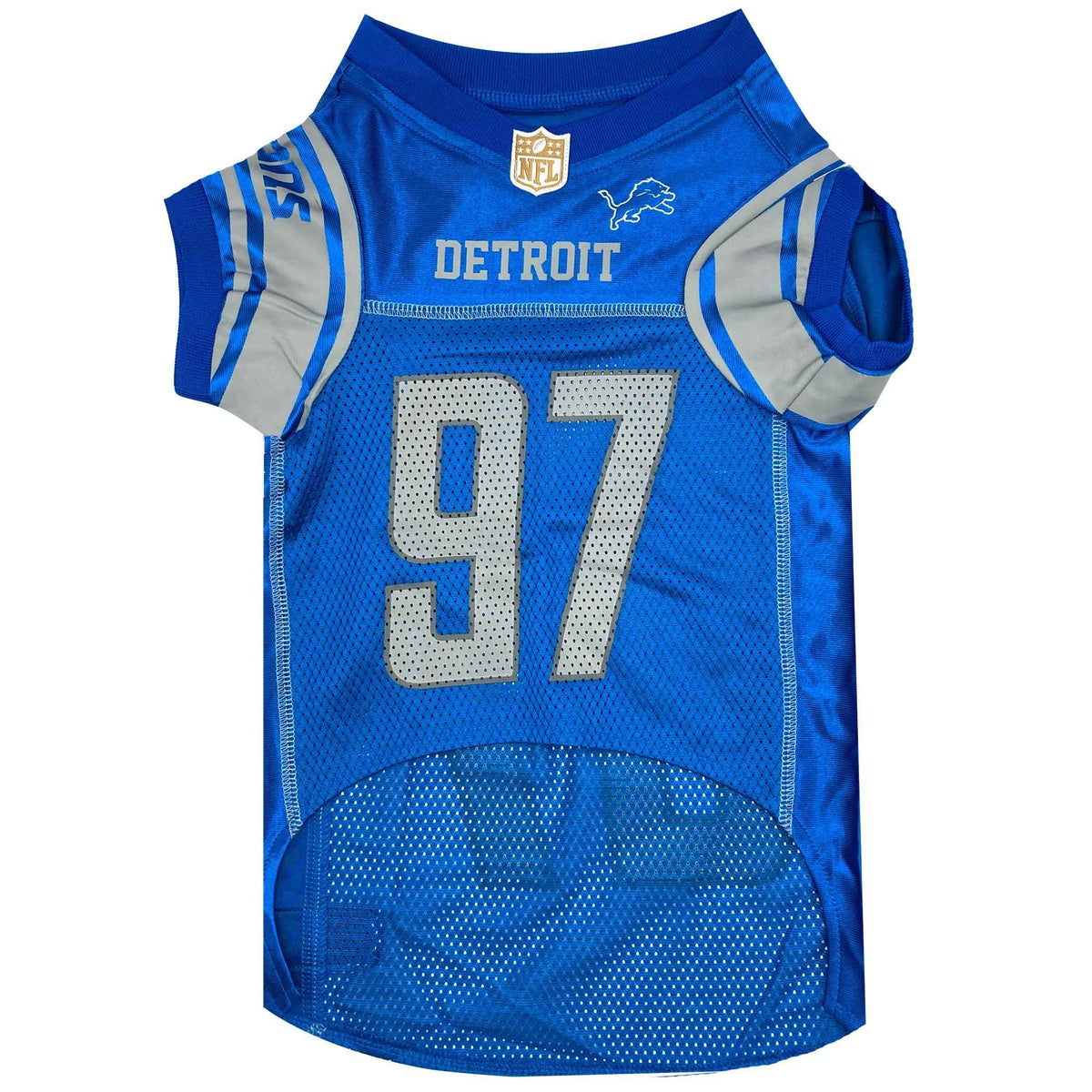 NFL Detroit Lions Aidan Hutchinson Striped Mesh Pet Jersey