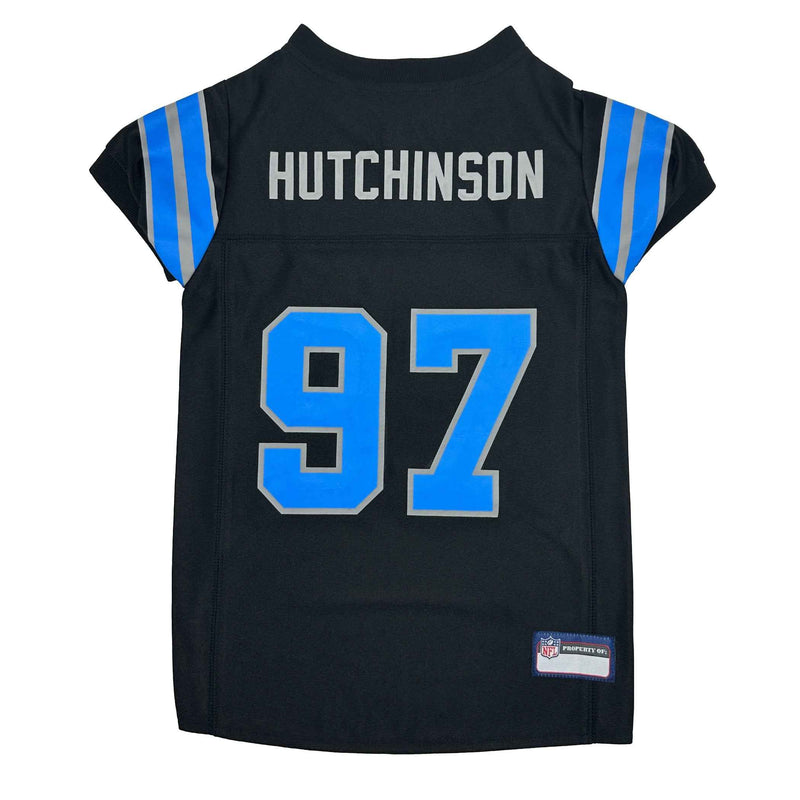NFL Detroit Lions Aidan Hutchinson Alternate Black Color Rush Pet Jersey