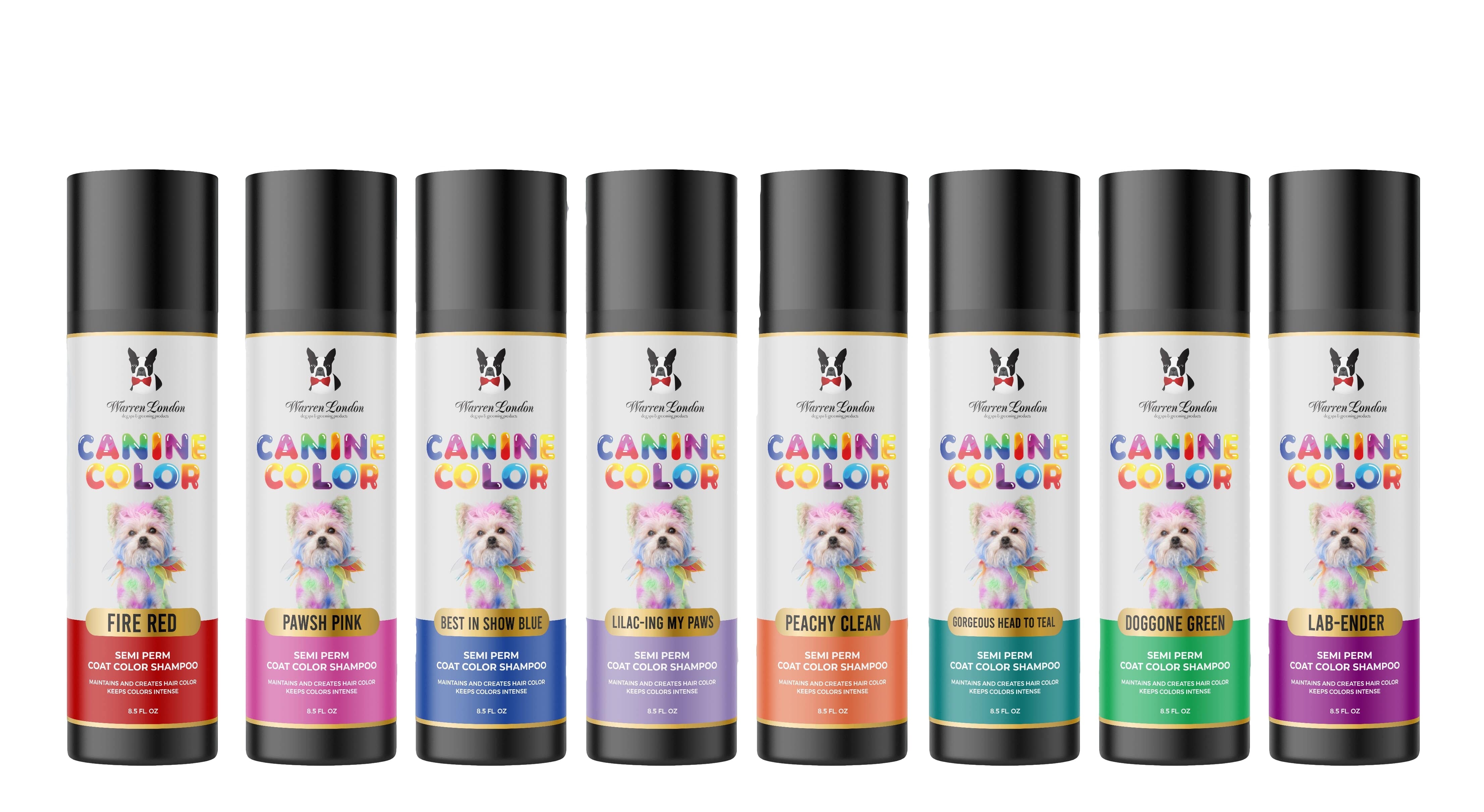 Canine Color Semi Perm Coat Color Shampoo for Dogs