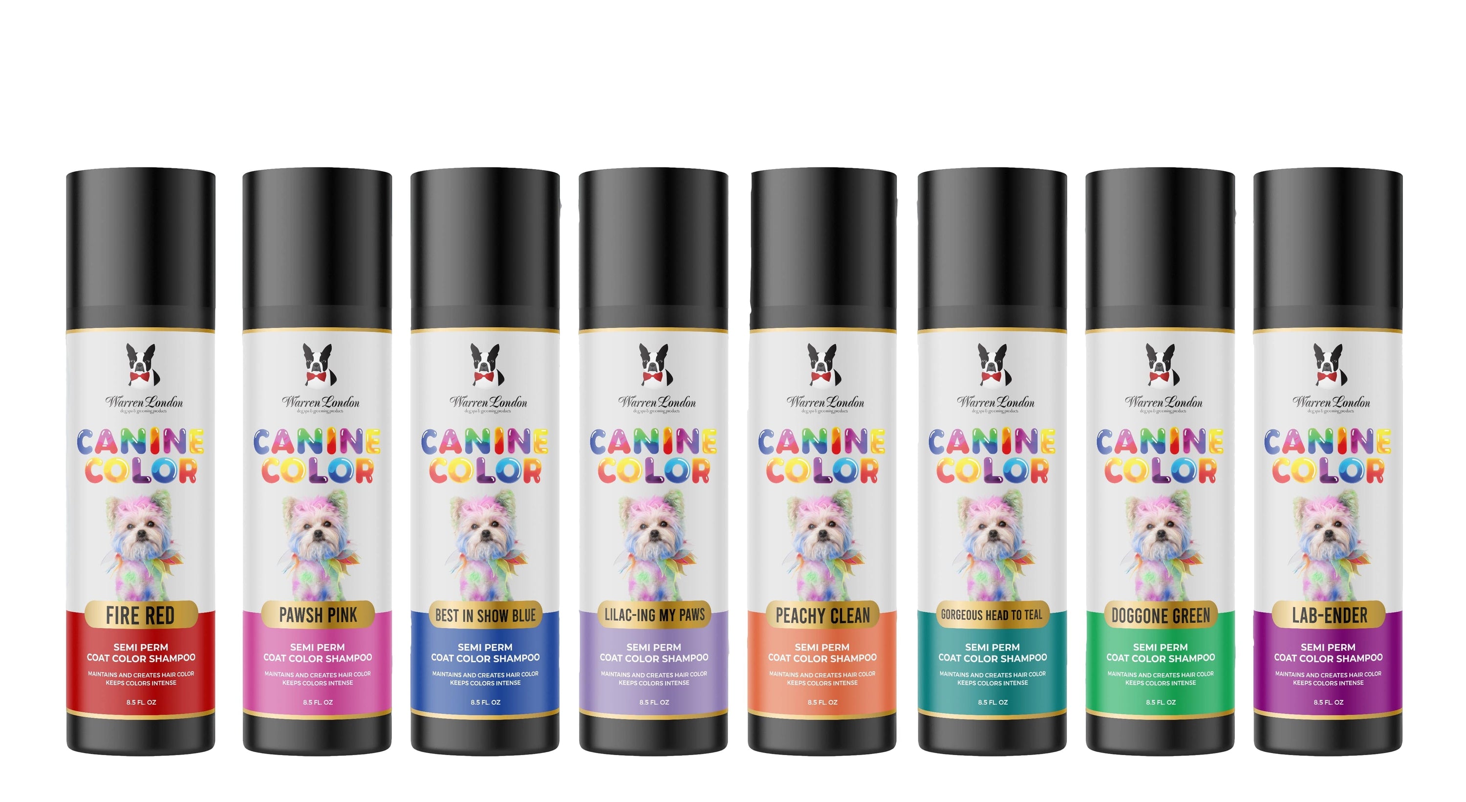 Canine Color Semi Perm Coat Color Shampoo for Dogs