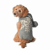 Chilly Dog Gray Snowflake Alpaca Wool Dog Sweater