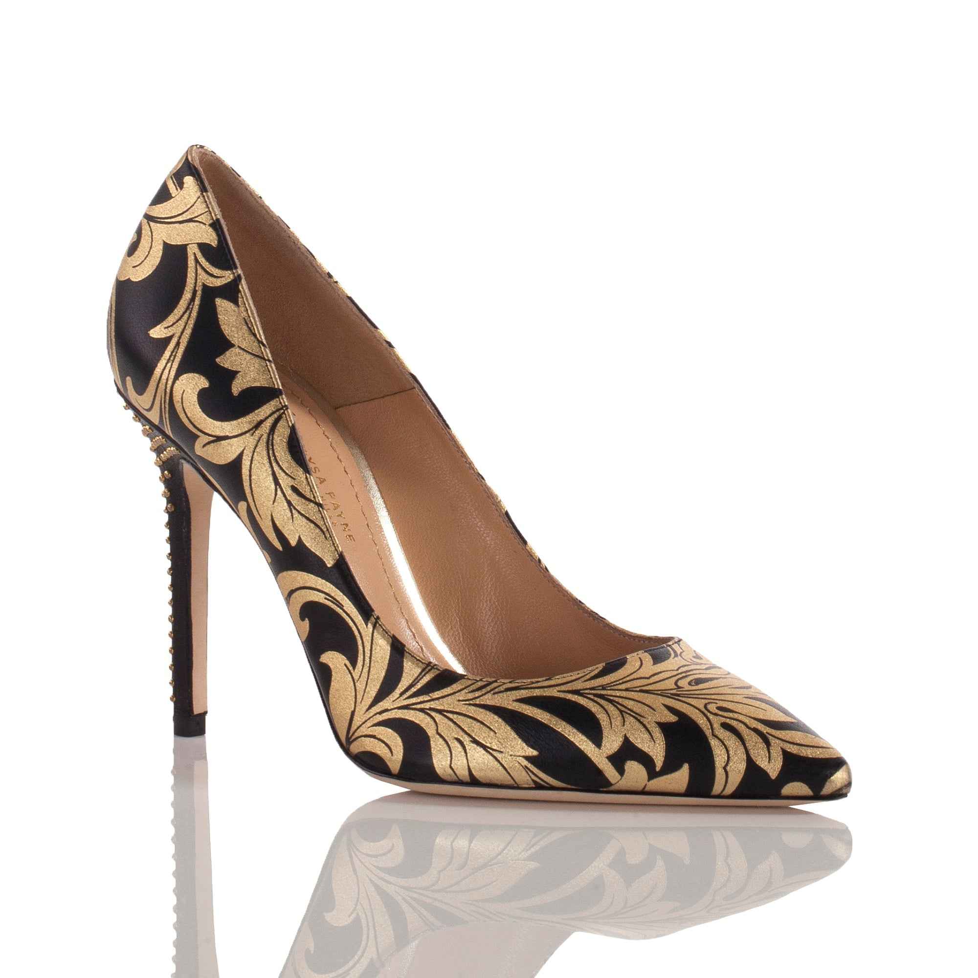 Allysa Payne Zafirah Arabesque Leather Pump