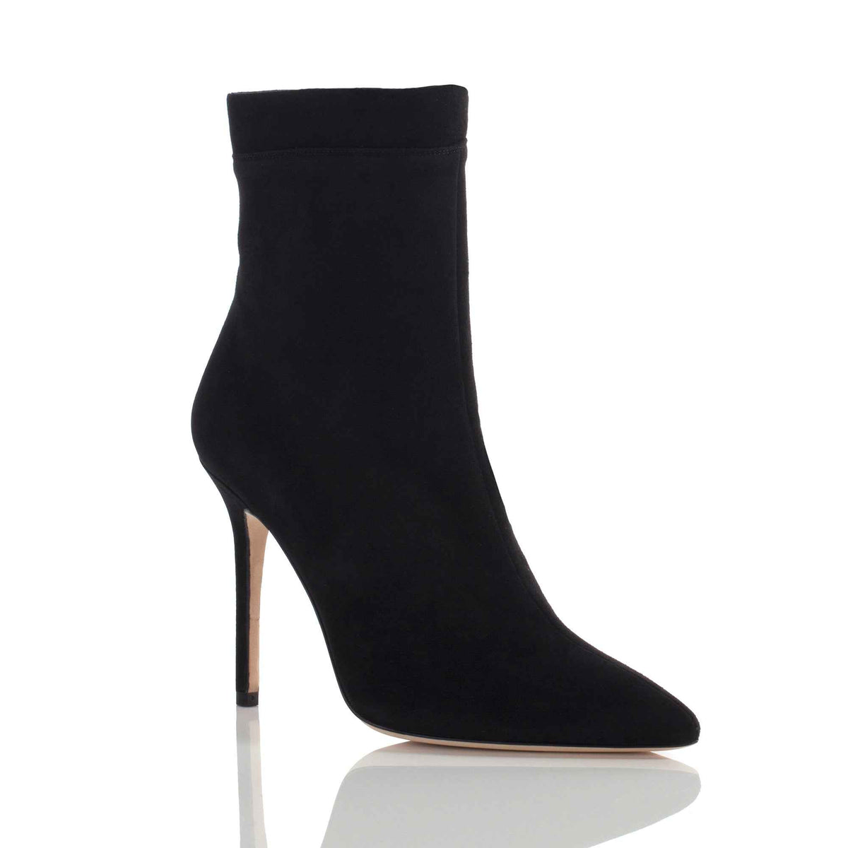 Allysa Payne Sabinah Black Suede Ankle Boot