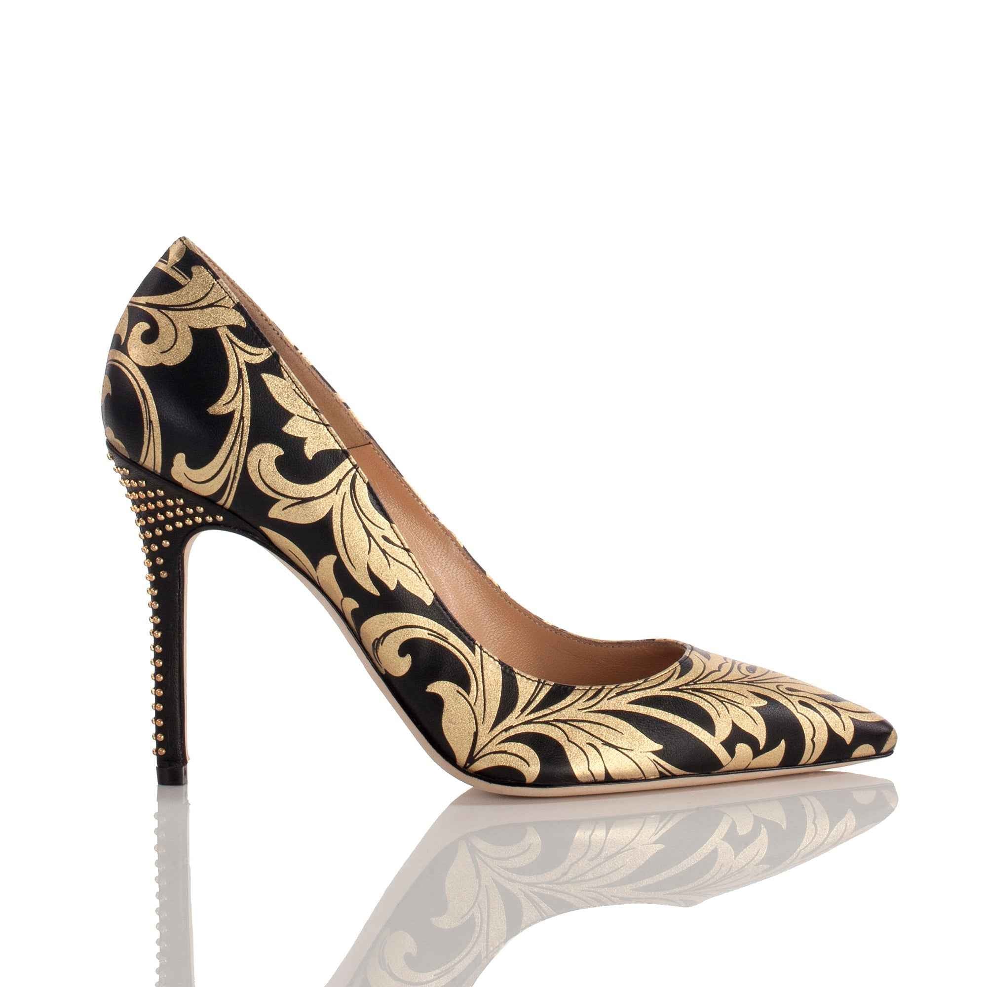 Allysa Payne Zafirah Arabesque Leather Pump