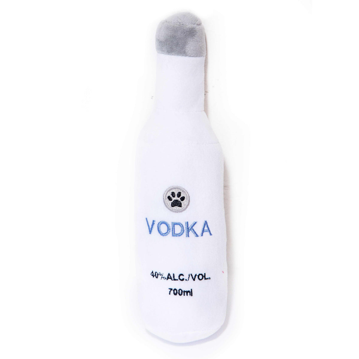 Glow Pups: Pawty Pups Vodka Squeaky Plush Dog Toy