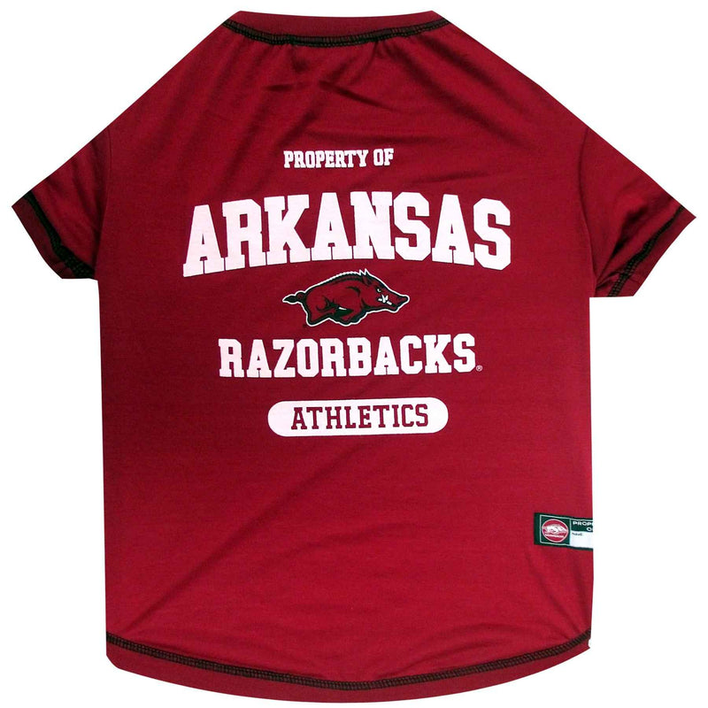 NCAA University of Arkansas Razorbacks Dog T-Shirt