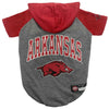 NCAA University of Arkansas Razorbacks Hooded Dog T-Shirt