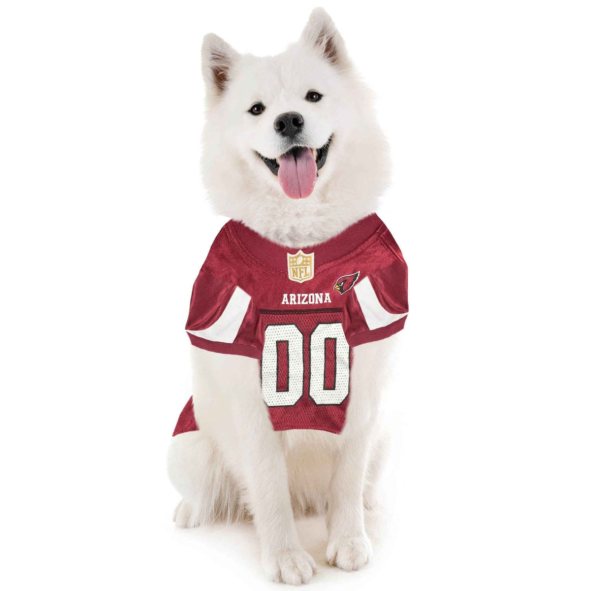 NFL Arizona Cardinals Striped Mesh Pet Jersey