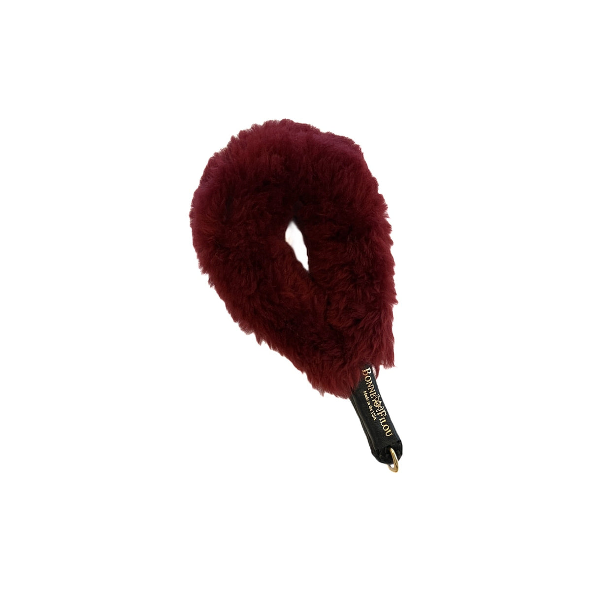 Bonne et Filou – Shearling Fur Dog Leash Grip