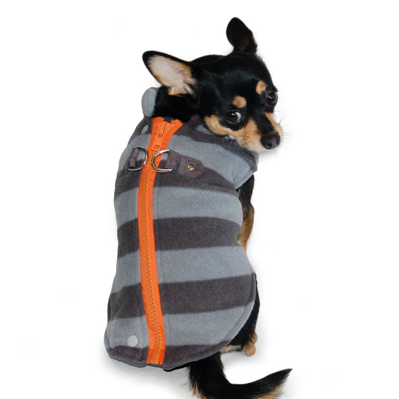 DOGO Active D-Ring Fleece Dog Coat