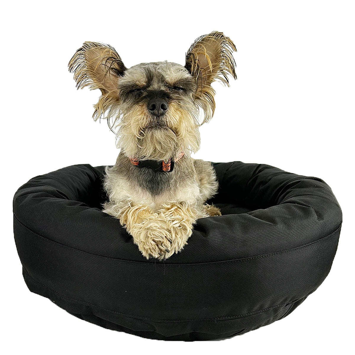 Round Bolstered Armor Dog Bed