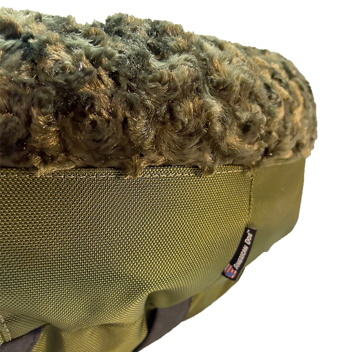 Round Bolstered Furvana Dog Bed
